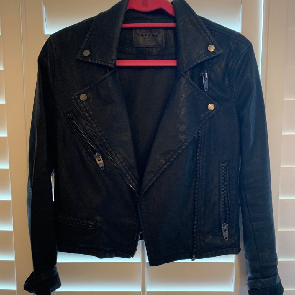 Black BLANKNYC leather jacket